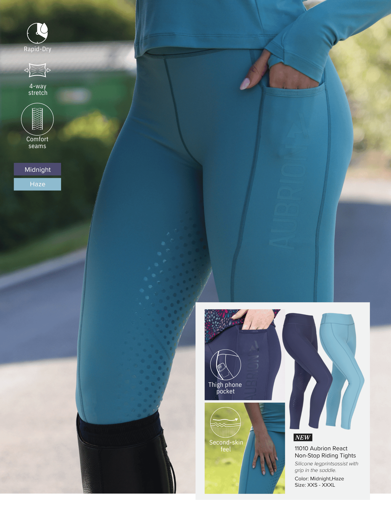 Aubrion React Non-Stop Riding Tights