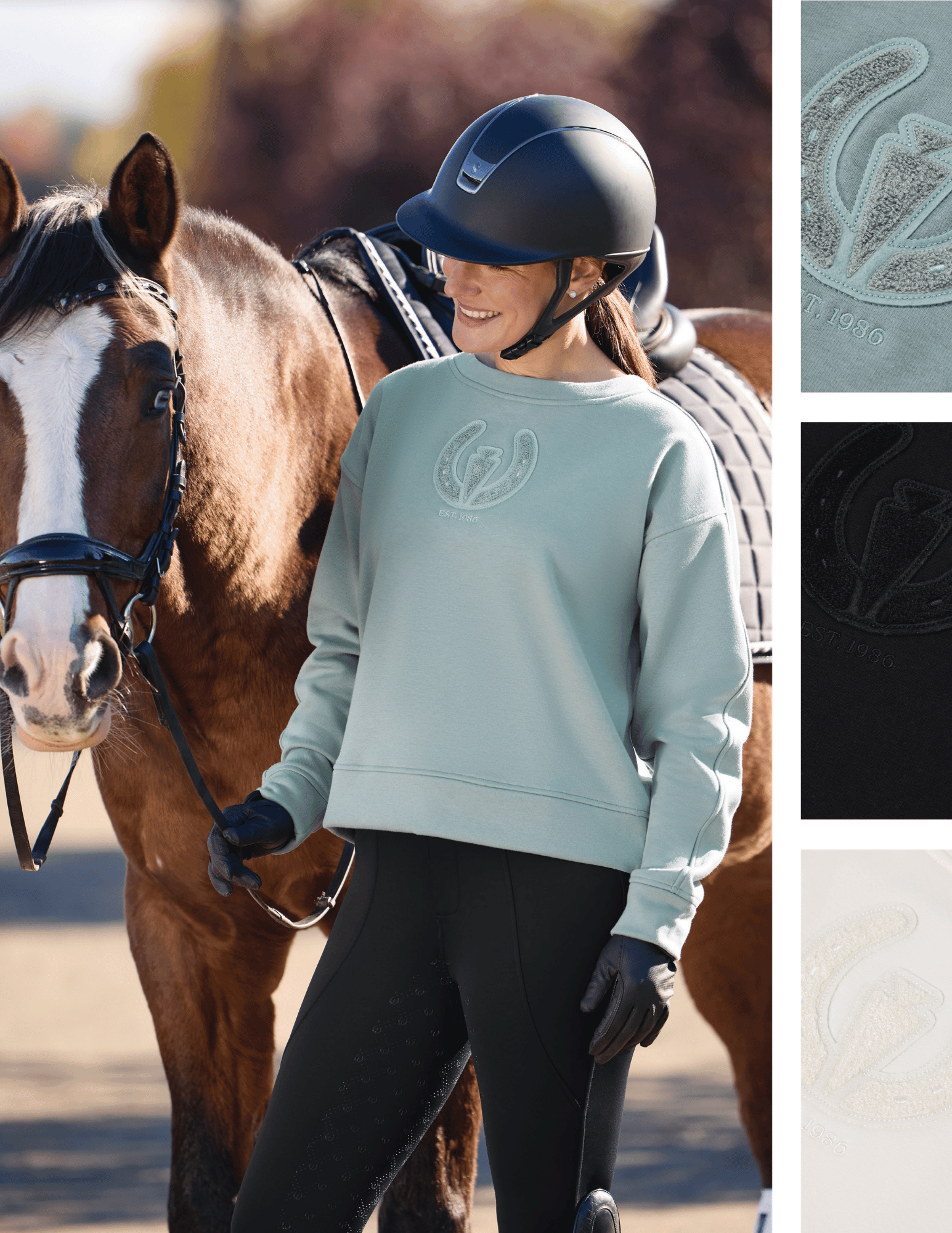 Kerrits Cozy Crest Plush Fleece Sweatshirt, Soft Haven Plush Fleece Half Zip Top