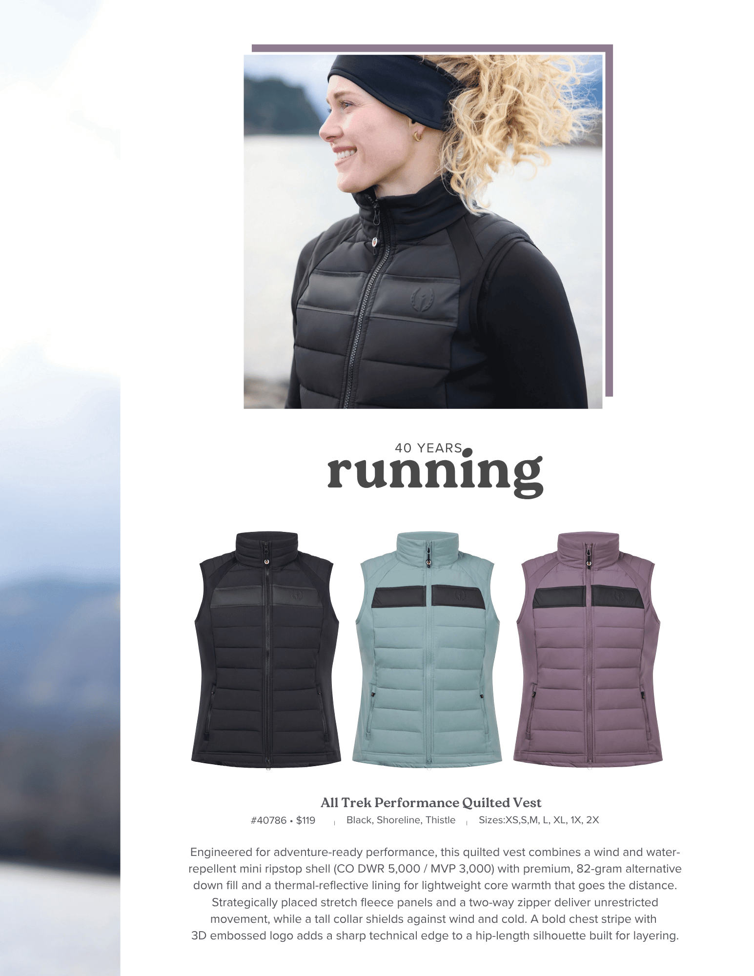 Kerrits All Trek Performace Quilted Vest