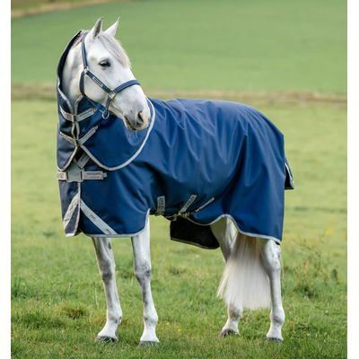 Amigo 1200D FieldSafe Plus Turnout 0g - Navy/Titanium Grey/Silver