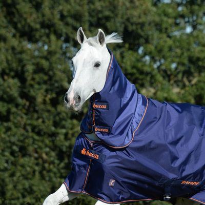 Bucas Therapy Turnout Combi Neck - Navy
