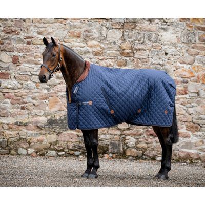 Horseware Signature Stable 200g - Navy/Brown/Silver