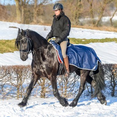 Bucas Riding Rug - Navy
