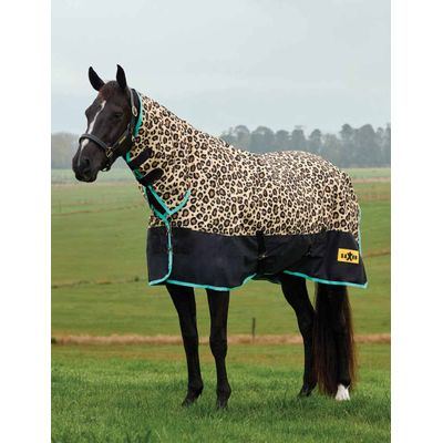 Saxon Defiant 600D Combo Neck Medium - Leopard Print