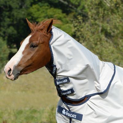 Bucas Sun Shower CombiNeck - Silver/Navy