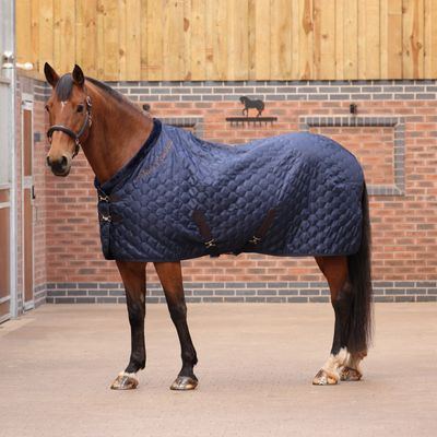 Shires Deluxe Quilted Rug - Navy