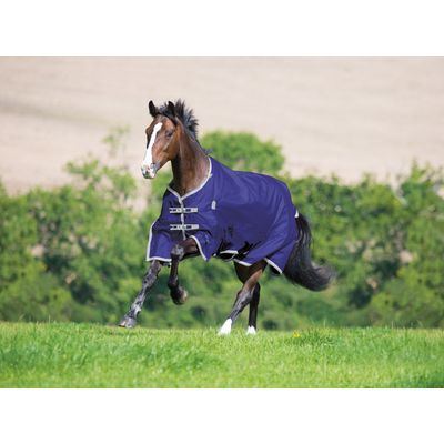 Shires Highlander Plus Lite Standard Neck Turnout - Navy
