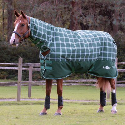 Saxon Defiant 1200D Combo Neck Heavy - Hunter Green/Plaid