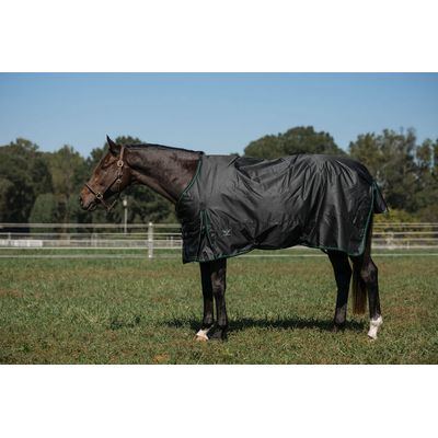 TuffRider Comfy 600D RipStop Turnout Medium  200 Standard Neck - Black