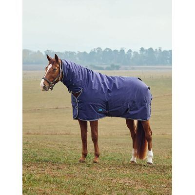 Weatherbeeta Comfitec Tyro Turnout Combo Neck 50g - Navy/Charcoal