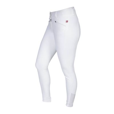 Back on Track Women's Katie Full Seat Breeches - White