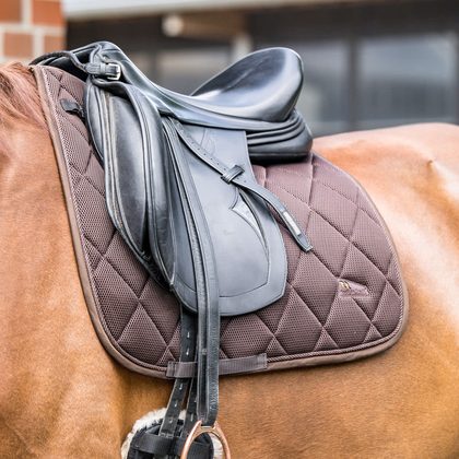 Back on Track Haze Collection Dressage Saddle Pad - Brown