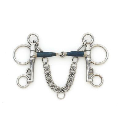 Centaur Jointed Tom Thumb Pelham - Blue Steel