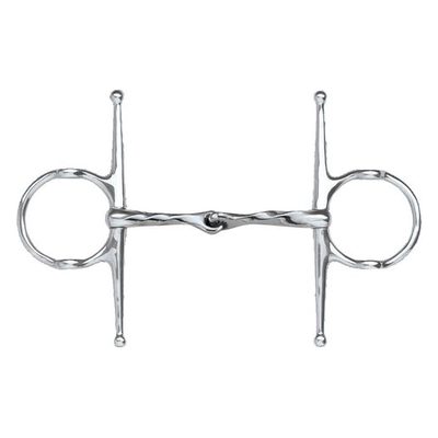 Centaur Slow Twist Full Cheek Gag - Stainless Steel