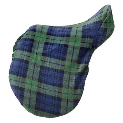 Centaur Close Contact Fleece Saddle Cover - Blackwatch Plaid