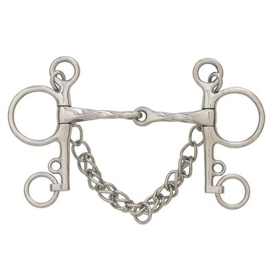 Centaur Slow Twist Pelham - Stainless Steel