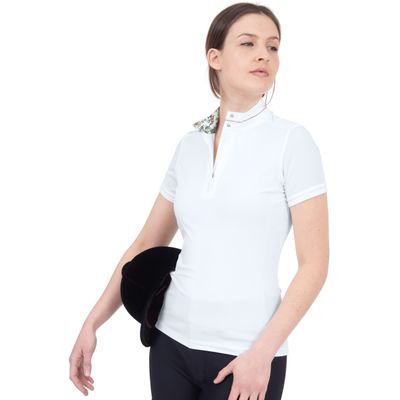 Chestnut Bay Women's Caliente Liberty Short Sleeve Schooling Shirt - White