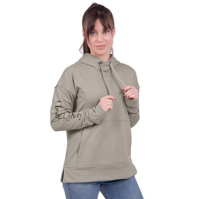 Chestnut Bay Women's Heritage Gridwork Hoodie - Sweatshirt Taupe