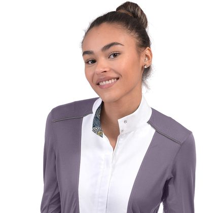 Chestnut Bay Women's SkyCool Liberty Long Sleeve Show Shirt - Lavender (2023)