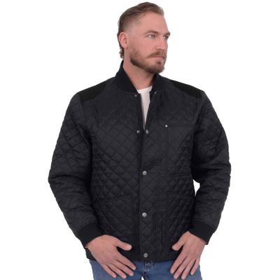 Chestnut Bay Men's Heritage Quilted Barn Jacket - Obsidian