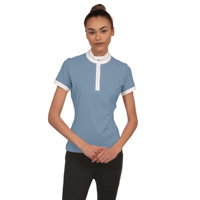 Chestnut Bay Women's SkyCool Short Sleeve Show Shirt - Skyblue