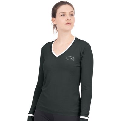 Chestnut Bay Women's S2S V Neck Jersey - Street Green