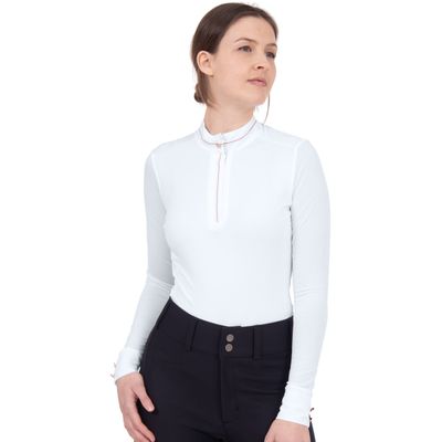 Chestnut Bay Women's Caliente Liberty Long Sleeve Schooling Shirt - White