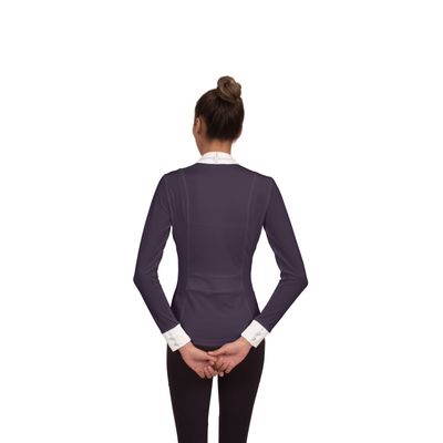 Chestnut Bay Women's SkyCool Long Sleeve Show Shirt - Nightshade