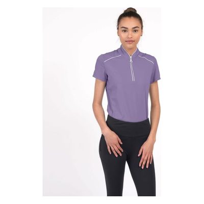 Chestnut Bay Women's Performance Rider SkyCool Sport Short Sleeve Shirt - Lavender (2023)