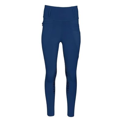Dapplebay Kids' Essential Full Seat Tights - Navy Equestrian Toile