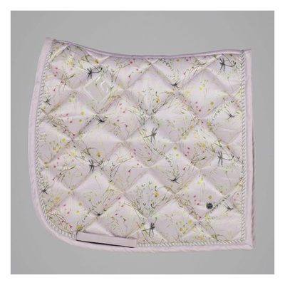 Dapplebay Dressage Saddle Pad - Light Pink Dragonfly Meadow