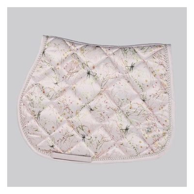 Dapplebay Jump Saddle Pad - Light Pink Dragonfly Meadow