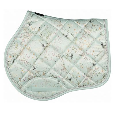 Dapplebay X Country Saddle Pad - Teal Dragonfly Meadow