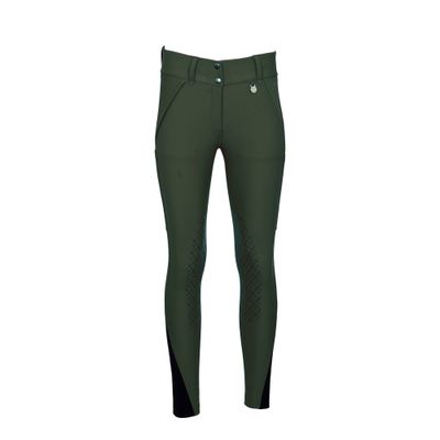Dapplebay Women's Sport Silicone Knee Patch Breeches - Rosemary