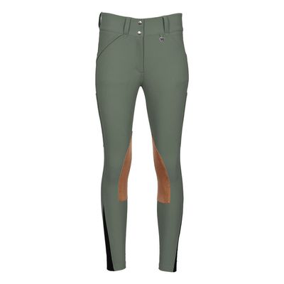 Dapplebay Women's Sport Suede Knee Patch Breeches - Rosemary
