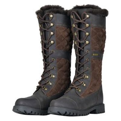 Dublin Women's Yukon Quilt Boots - Chocolate Brown