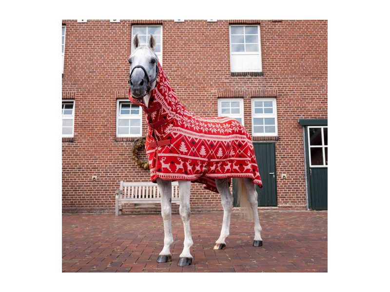 Horze Santa Christmas Fleece High Neck Cooler