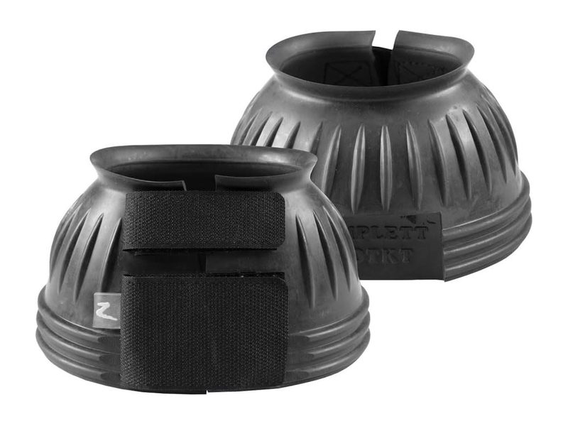 Horze Double Closure Ribbed Rubber Bell Boots