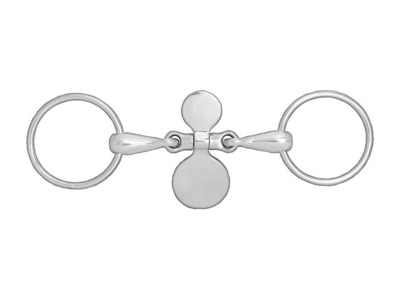 Horze Spoon Mouth Loose Ring Snaffle Bit