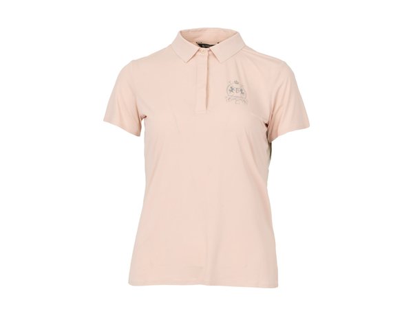 B Vertigo Women's Daphne Ultralight Polo Shirt - Peach Blush