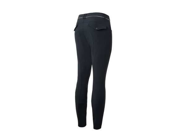 B Vertigo Men's Damien Knee Patch Breeches - Anthracite Grey