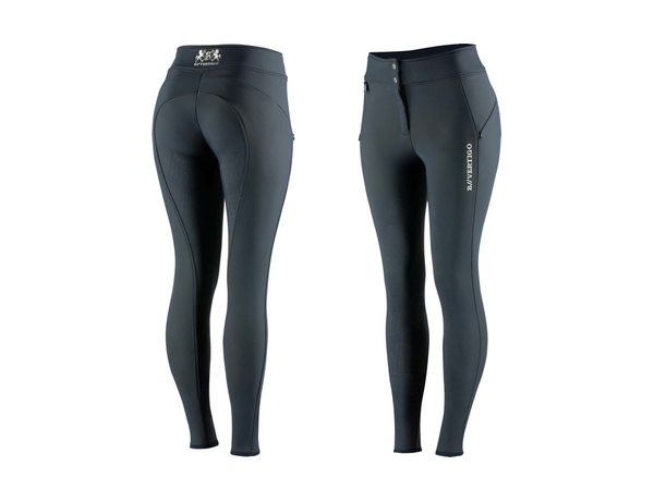 B Vertigo Women's Justine Thermo Silicone Full Seat Breeches - Dark Navy