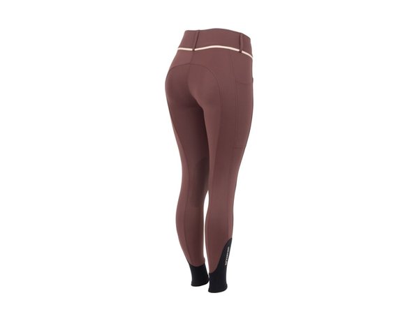 B Vertigo Women's Elea Knee Patch Breeches - Red Mahogany