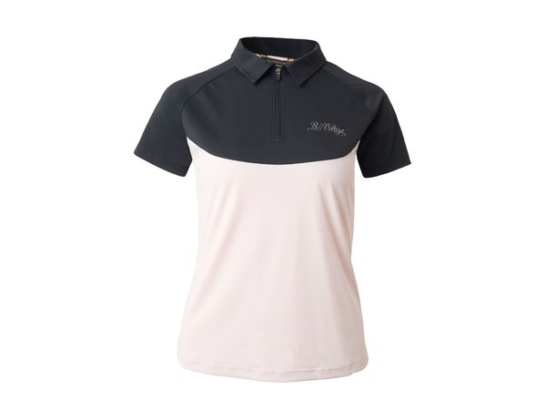 B Vertigo Women's Ariella Polo Shirt - Mauve Chaulk