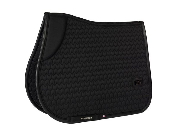 B Vertigo B Vertigo Fusion Jump Saddle Pad - Black Beauty