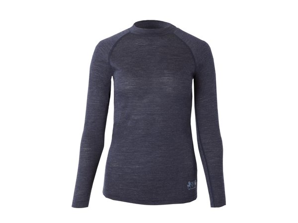 B Vertigo Women's Roxie Woolmix Underwear Shirt - Dark Navy