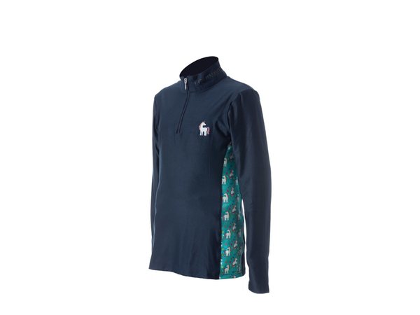 Equinavia Kids' Lena Long Sleeve Quarter Zip Shirt