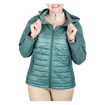 Equine Couture Women's Parker Puffer Jacket - Jade