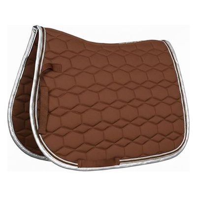Equine Couture Elegance RhinestoneAll Purpose Saddle Pad - Brown