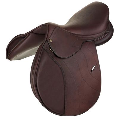 Henri de Rivel Laureate IGP Flocked Saddle - Oakbark
